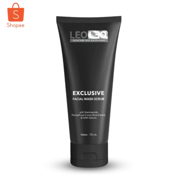 LeoLeo Exclusive Facial Wash Scrub on Shopee