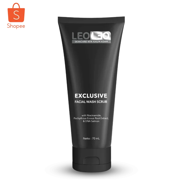 LeoLeo Exclusive Facial Wash Scrub on Shopee